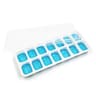 Easy Release Silicone Ice Cube Tray With Lid Stackable Freezer Mold 7