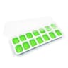 Easy Release Silicone Ice Cube Tray With Lid Stackable Freezer Mold 6