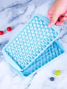 Mini Ice Cube Tray With Lid For Round Ice Balls And Crushed Ice 7