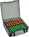 Battery Box Organizer, Holds 72 AA/AAA Batteries, Durable Storage Case Garage Container for Home & Travel