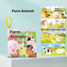 Soft Baby Visual Stimulus Cloth Book, Interactive Sensory Activity Fabric Book for Montessori Early Educational Learning
