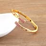 Elegant Adjustable Zircon Bangle Bracelet for Women Classic Geometric Fashion Jewelry
