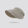 Foldable Wide Brim Sun Visor Hat For Women With UV Protection And Striped Headband 6