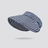 Foldable Wide Brim Sun Visor Hat For Women With UV Protection And Striped Headband 8