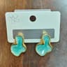 Abstract Cloud Color Block Stud Earrings for Women