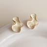 Abstract Cloud Color Block Stud Earrings for Women