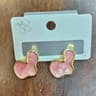 Abstract Cloud Color Block Stud Earrings for Women