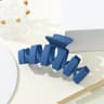 Elegant Hair Claw Clip Blue Shark Hair Clip for Women Stylish Everyday Hair Accessory
