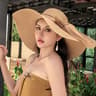 Women's Foldable Straw Hat UV Protection Beach Sun Visor for Travel & Summer