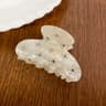 Shell Sparkle Hair Claw Clip With Rhinestones Elegant Shell Hair Clip For Everyday Styling 7