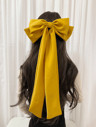 Elegant Satin Bow Hair Clip Style Bow Barrette For Ponytails  Half Up Hairstyles 11