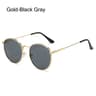 Vintage Round Sunglasses with UV Protection Metal Frame for Women & Men