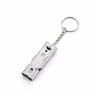 Stainless Steel Emergency Survival Whistle Keychain for Camping Hiking and Outdoor Safety