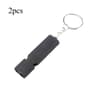 Aluminum Emergency Survival Whistle Camping Safety Signal Keychain