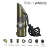 Survival Whistle With Compass Thermometer  LED Emergency Camping Safety Tool 6