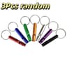 Portable Emergency Survival Whistle Aluminum Keychain Whistle for Camping, Hiking & Everyday Safety