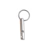 Portable Emergency Survival Whistle Aluminum Keychain Whistle for Camping, Hiking & Everyday Safety