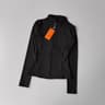 Women's Yoga Jacket Slim Fit Quick Dry Workout Jacket with Stand Collar, Thumb Holes & Zip Pockets