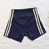 Women's High Waisted Yoga Shorts Color Block Butt Lifting Quick Dry Workout Shorts