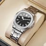 Luxury Square Men's Watch with Calendar, Quartz Watch for Men, Minimalist Business Dress Timepiece