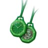 Quartz Pocket Watch Octagonal Pendant Necklace With Leather Lanyard For Men  Women 2