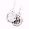 Quartz Pocket Watch Octagonal Pendant Necklace With Leather Lanyard For Men  Women 3