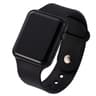 Minimalist LED Digital Watch with Silicone Strap Casual Sports Watch for Men & Women