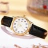 Luxury Women's Watch with Leather Strap Watch Design & Date Display