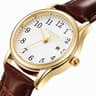 Luxury Women's Watch with Leather Strap Watch Design & Date Display