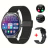 Ultra Thin AMOLED Smartwatch with Bluetooth Calling & Heart Rate Monitor for Android & iOS