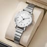 Ultra Thin Women's Quartz Watch with Stainless Steel Strap Minimalist Ladies Dress Watch