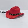 Adjustable Pet Cowboy Hat for Dogs & Cats Funny Western Costume Headwear with Secure Fit