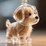 Pet Hair Memorial Capsule Keychain Clear Dog Fur Keepsake Pendant DIY Memory Charm 6