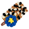 Interactive Rabbit Snuffle Feeding Mat for Small Animals Floral Foraging Puzzle Toy