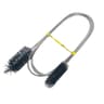 Flexible Aquarium Cleaning Brush for Fish Tank Hose & Lily Pipe Cleaner with Stainless Steel Handle