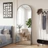 Full Length Mirror Floor Mirror With Aluminum Frame  Stand For Bedroom 7