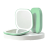 Portable LED Makeup Mirror with Magnification USB Rechargeable Travel Compact Mirror