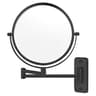 Rechargeable Wall Mounted Makeup Mirror with LED Light, Magnifying Mirror, Double-Sided Vanity Mirror