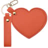 Heart Compact Mirror Keychain Portable Travel Makeup Mirror with PU Leather Case for Purse  Giftsjpg