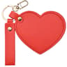 Heart Compact Mirror Keychain Portable Travel Makeup Mirror with PU Leather Case for Purse  Giftsjpg