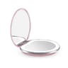 LED Compact Mirror With Light USB Rechargeable 1X And 3X Magnifying Travel Pocket Mirror 6