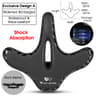 Wide Bicycle Saddle With Shock Absorption And Soft Padded Comfort 7