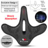 Wide Bicycle Saddle With Shock Absorption And Soft Padded Comfort 8