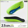 Memory Foam Height Increase Insoles With Arch Support And Concealed Heel Lift 8