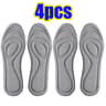 Memory Foam Orthopedic Insoles With Shock Absorbing Breathable Cushion 4pcs 9