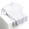 Men's V Notch Stand Collar Shirt Slim Fit Business Casual Short Sleeve Top