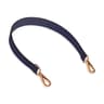 PU Leather Bag Strap Short Replacement Purse Strap with Gold Buckles