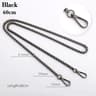 Elegant Metal Purse Chain Strap Replacement for Handbags and Shoulder Bags