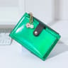 Holographic Womens Card Holder Coin Purse Wallet with Zipper