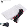 12V Steering Wheel Heater Kit with 6 Heat Levels and Carbon Fiber Heating Pad